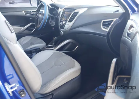 2012 Hyundai Veloster Base W/Gray from USA, damaged, VIN KMHTC6AD2CU065076